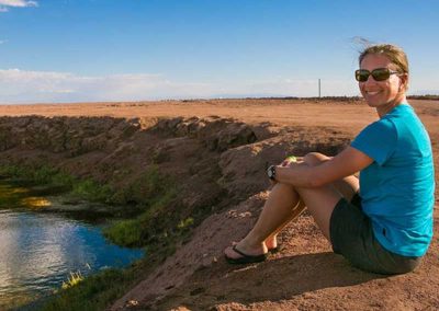 Salar de Atacama, Ojos del Salar y Laguna Tebinquinche